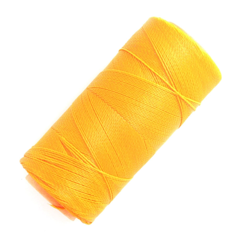 Linhasita Makramee-Garn 0,75mm Gold-Gelb
