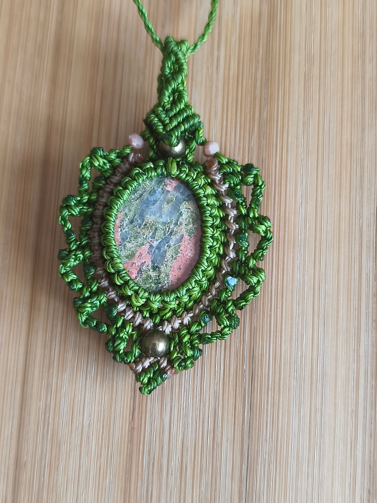 Makramee-Kette „Waldmond“