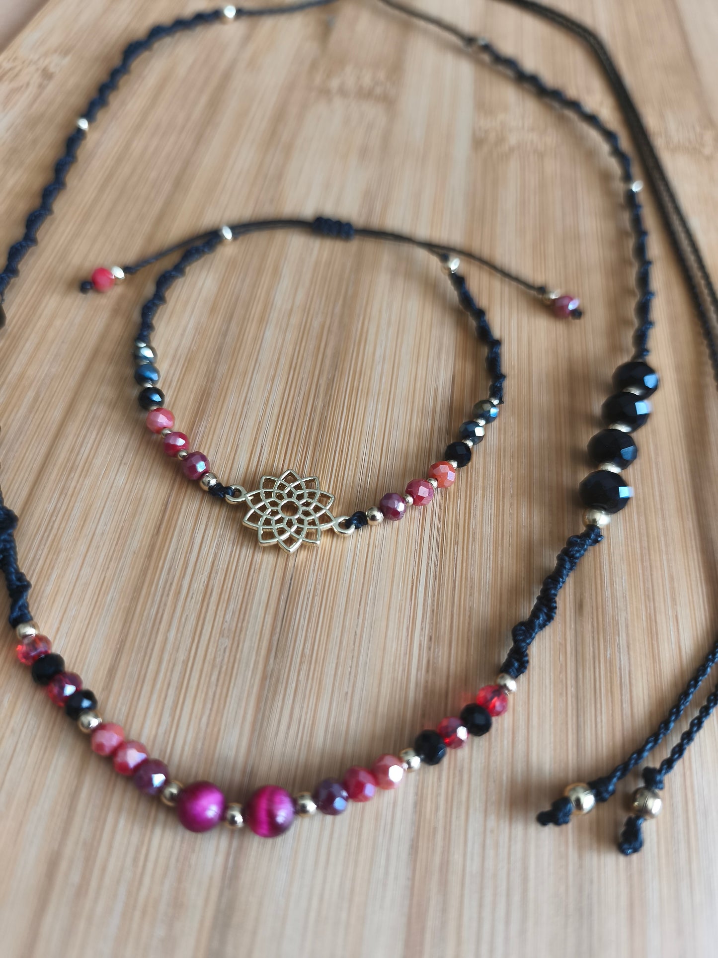 Schmuckset „Innere Blüte“ mit Lotus-Verbinder