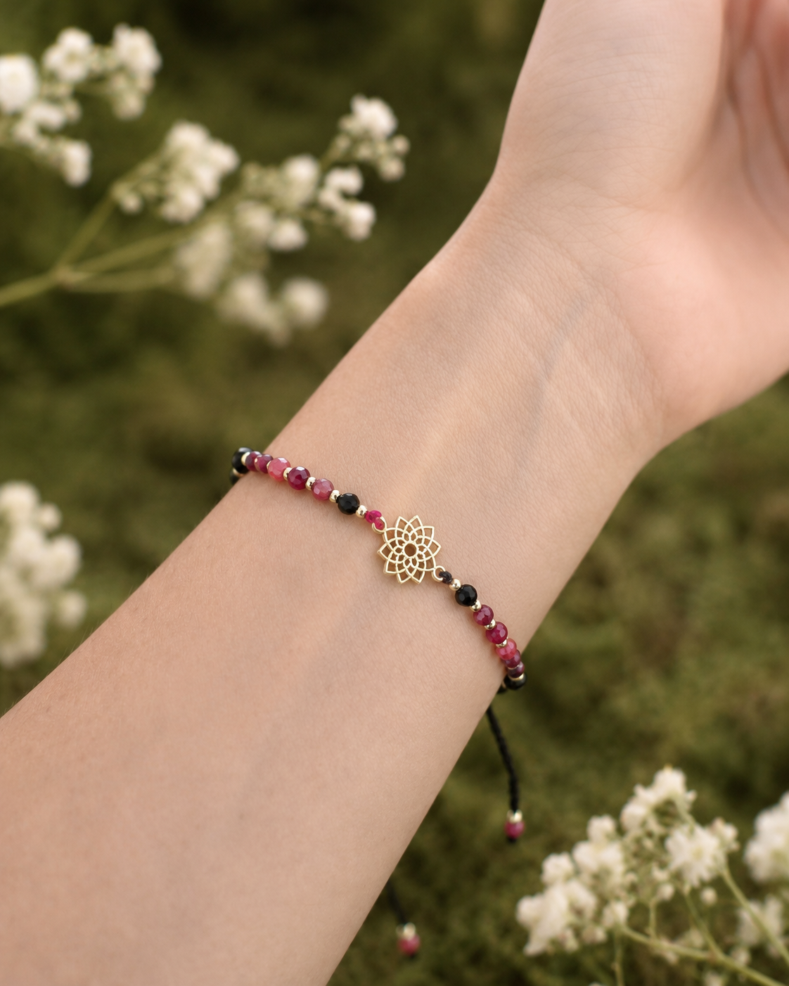 Schmuckset „Innere Blüte“ mit Lotus-Verbinder
