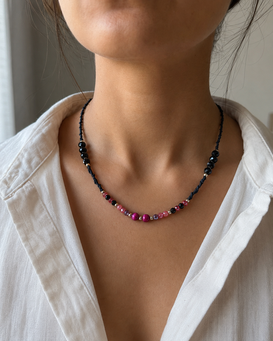 Schmuckset „Innere Blüte“ mit Lotus-Verbinder
